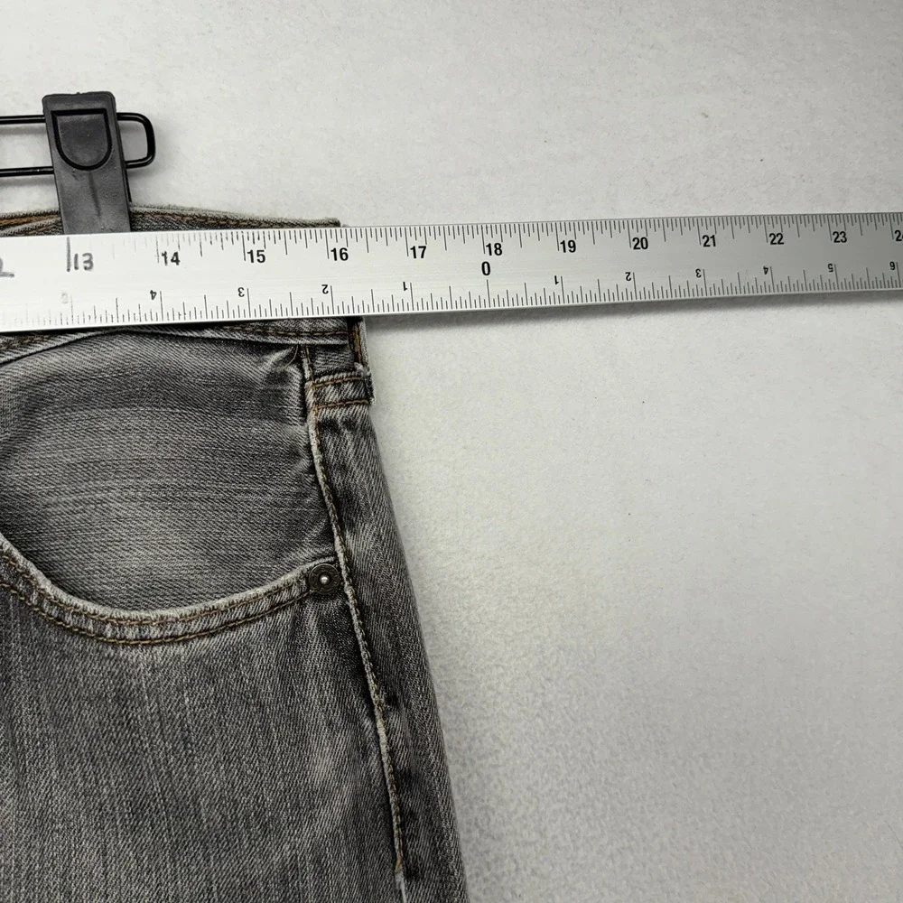 Vintage Levis Jeans Men's 35x36 Fit 32x32 Gray Faded 501xx 501 xx Distressed y2k